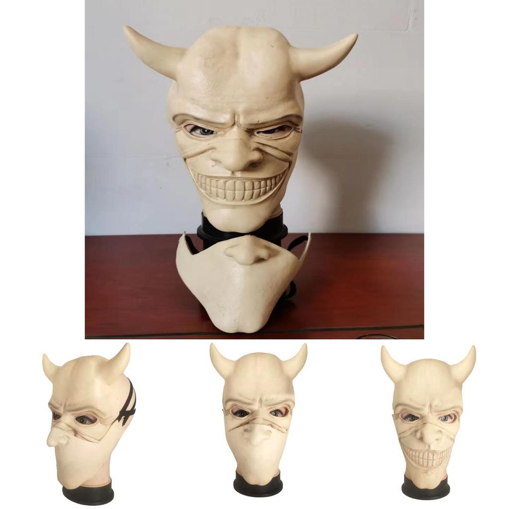 The Black Phone Face Mask Latex Horror Prop For Party Decorations And Costumes