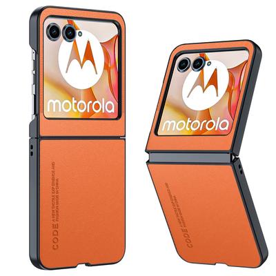 Pro Motorola Razr 60 Ultra / Razr 50 Pouzdro Luxusní PU Kůže Ochranný Kryt pro Motorola Moto Razr 50 Ultra Funda Capa