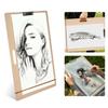 Przenośna Drewniana Deska do Szkicowania dla Studentów Sztuki 8K 45*60cm do Malowania Rysowania w Pomieszczeniach i na Zewnątrz