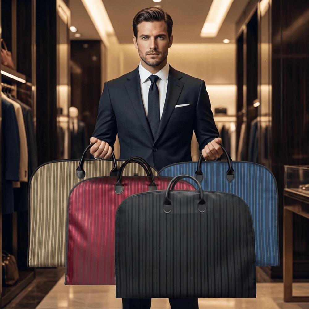 Zipper Closure Dust Cover Thickened Suit Storage Bag Suit Protection Case  Suit Dustproof Storage