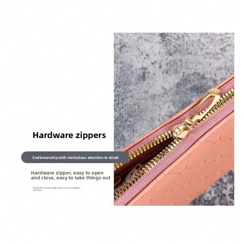 Wallet Long Change Bag Large Capacity Women's Doka Zipper Clutch Bag Mobile Phone Bag Women
