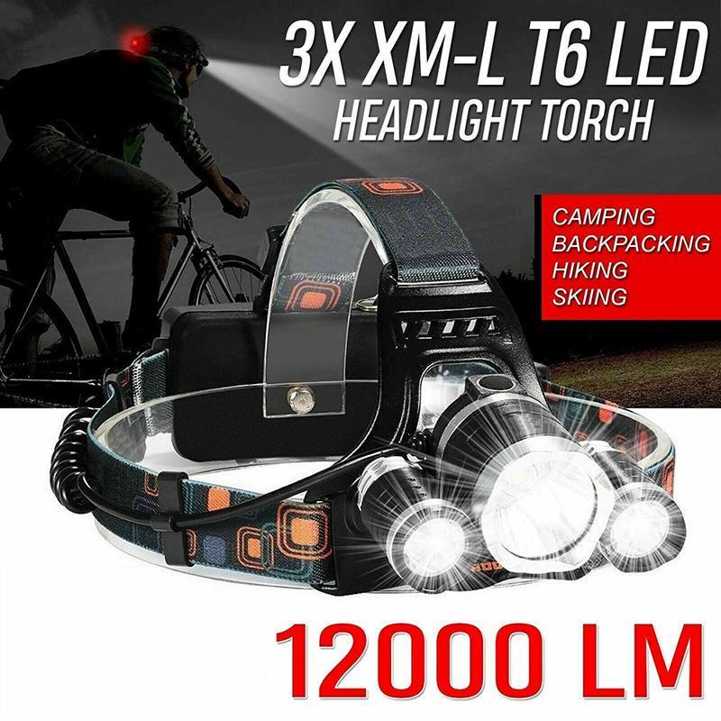 3x CREE Xm-l T6 LED Bicycle Bike Headlight Head Light Lamp Torch Flashlight US for sale online