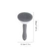 Pet Grooming Comb for Cats & Dogs, One - Click Hair Removal, Special Design, Ideal for Detangling & Shedding Control