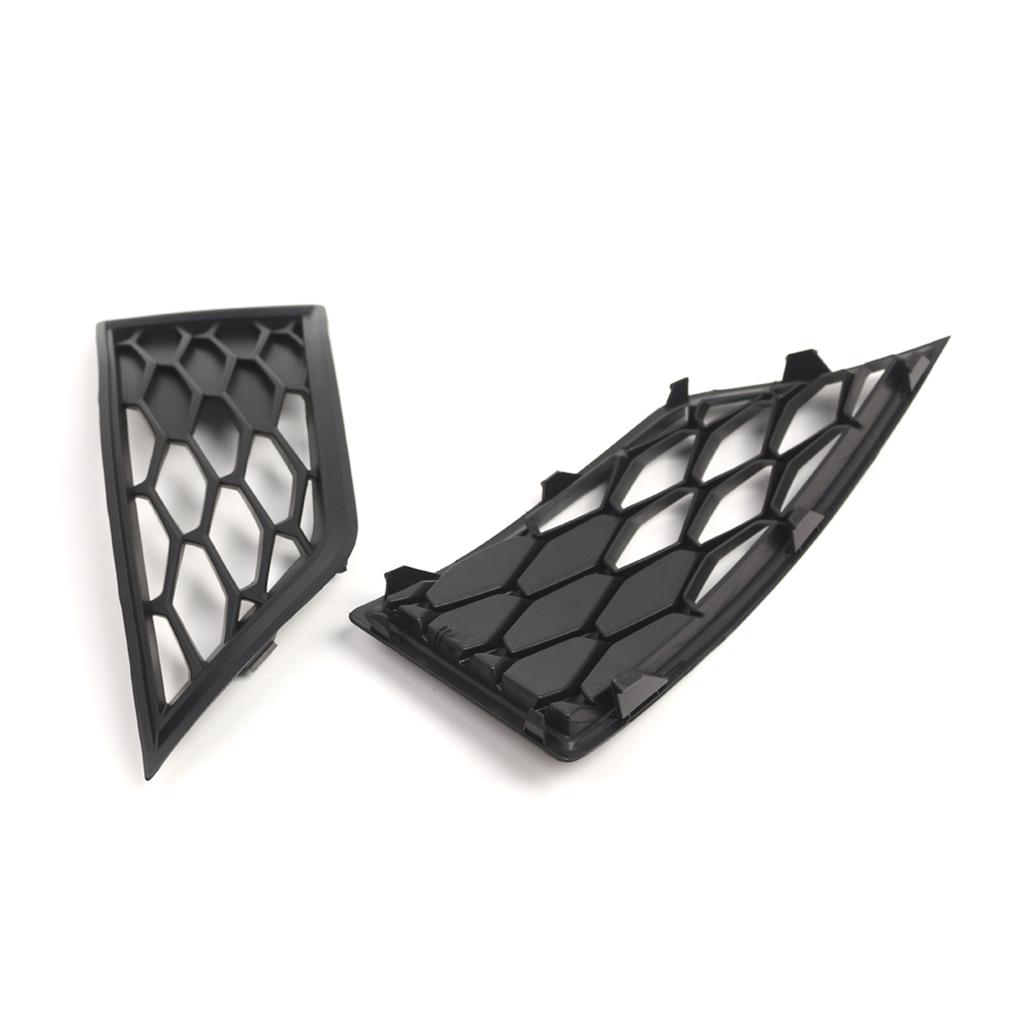 2PCS Side Front Bumper Lower Bezel Grille Front Side Grill Covers Front Bumper Fog Light Cover for SEAT Leon SC ST 5F 2012-2017