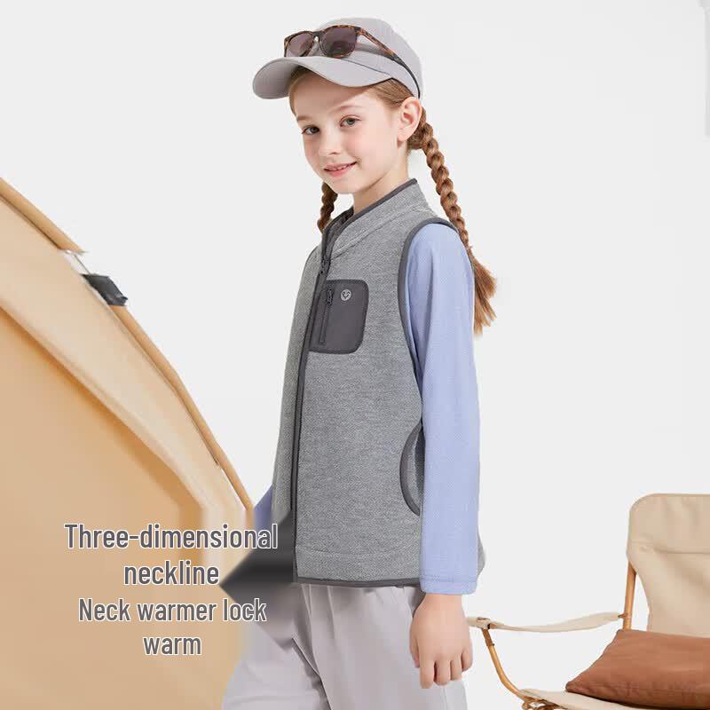 YEEHOO Girls' Autumn/Winter Knitted Thermal Vest