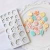 1 silikonform för fondantchoklad, rosblad solros solros liten prästkrage DIY silikonform