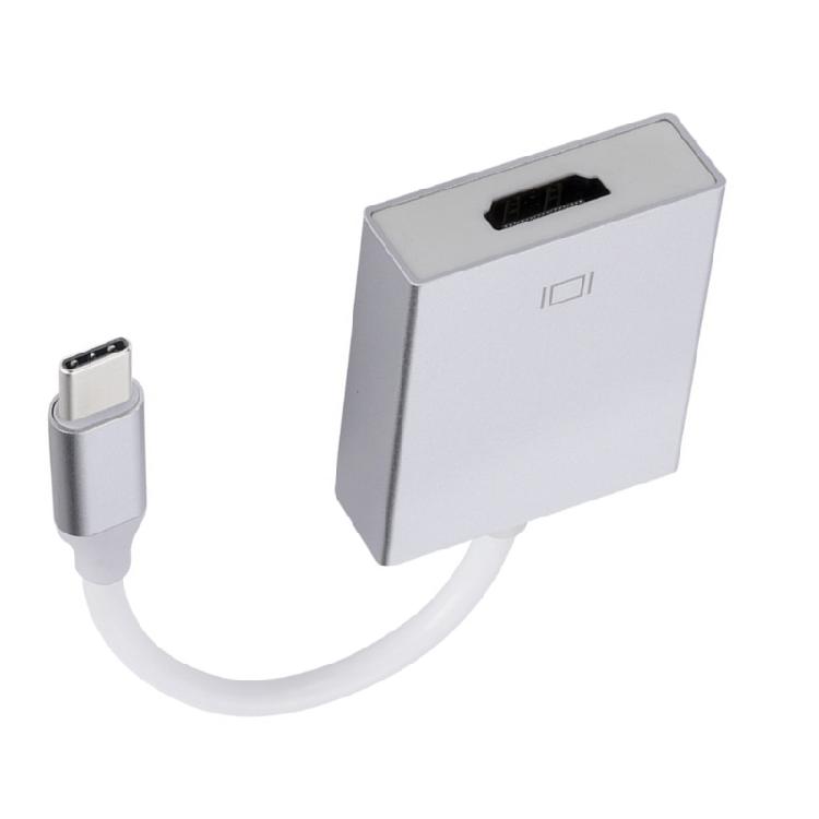 USB C To Hdmis 4K Adapter Aluminum Design For Smartphone Tablets Laptop TV Monitors Connectivity Plugs and Play