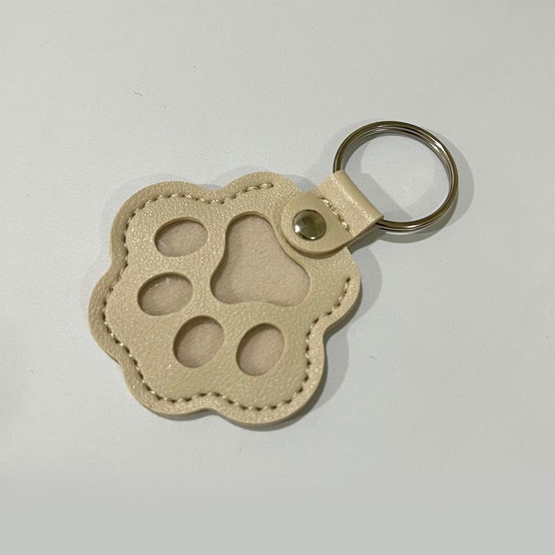 3Pc Cute Cute Cat Claw Keychain Creative Puppy Pet Hair Storage Bag Keyring Kitty Dogs Paw Pendant Bag Hanging