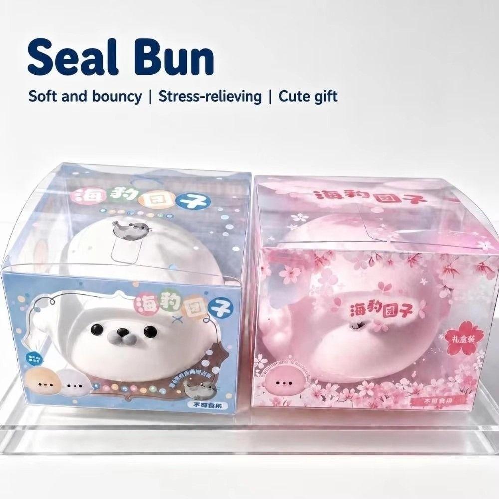 Slow Rising Seal Squeeze Toys Soft Texture Seal Fidget Toy New Arrival Seal Squishy Toy  Office Use