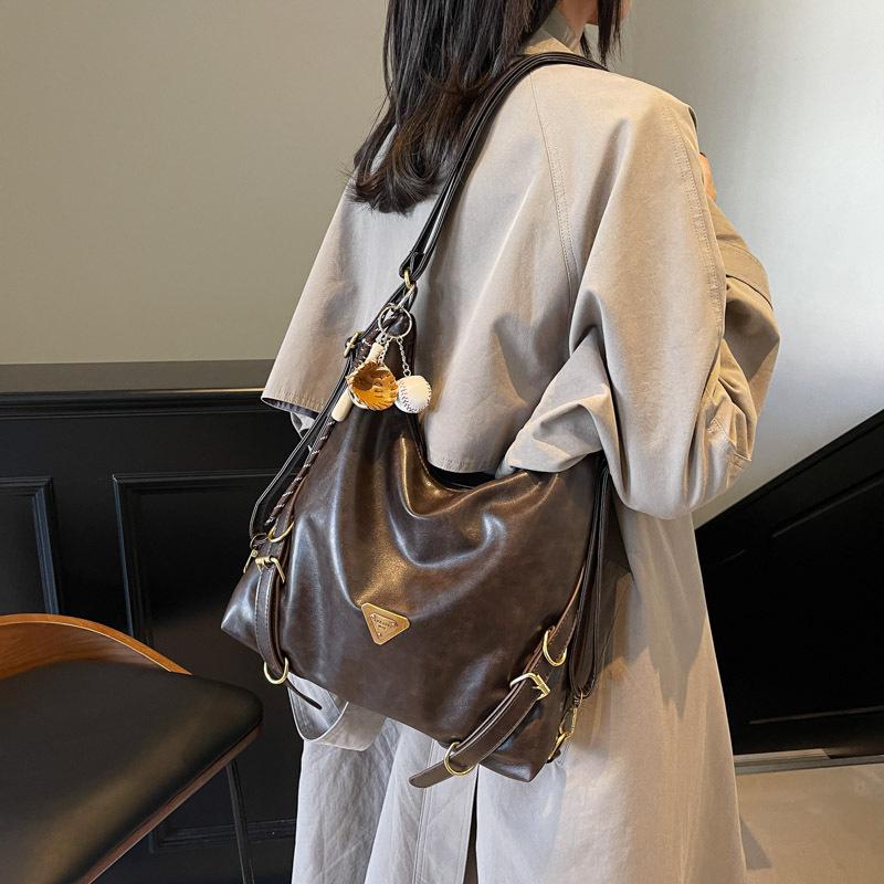 Tote Bag Women's 2025 New Winter Large-capacity High-end Multi-functional Backpack College Backpack