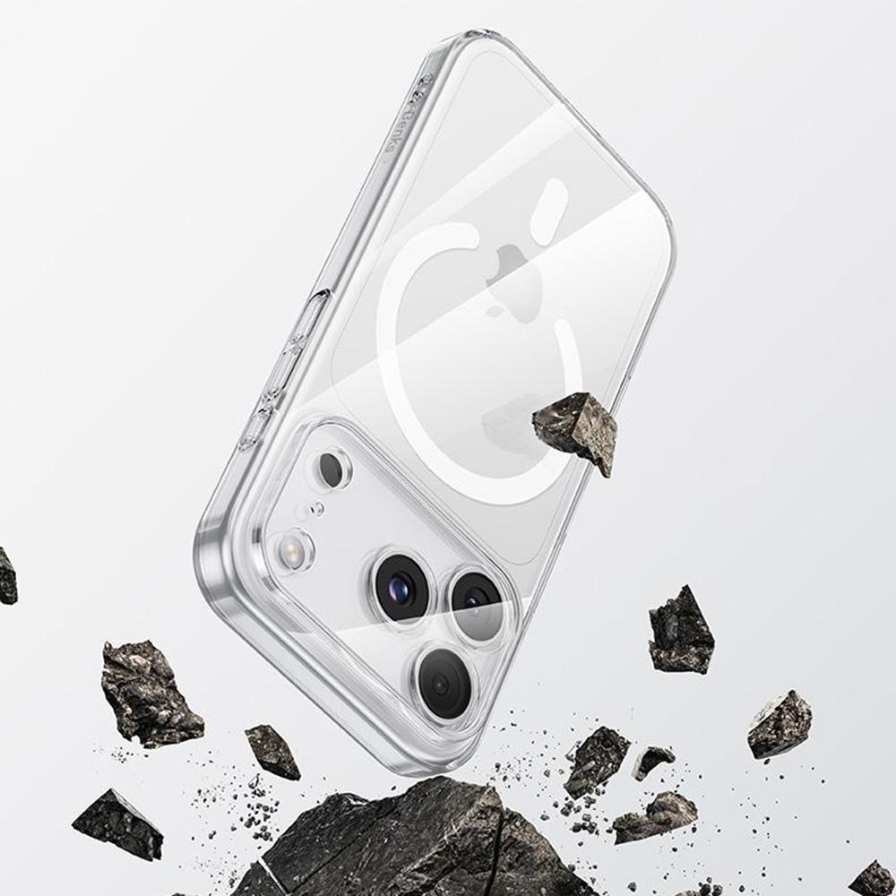 BENKS För iPhone 17 Pro Max Magnetiskt Fodral Ultratunt Genomskinligt PC-fodral som känns som en bar telefon Kompatibelt med MagSafe