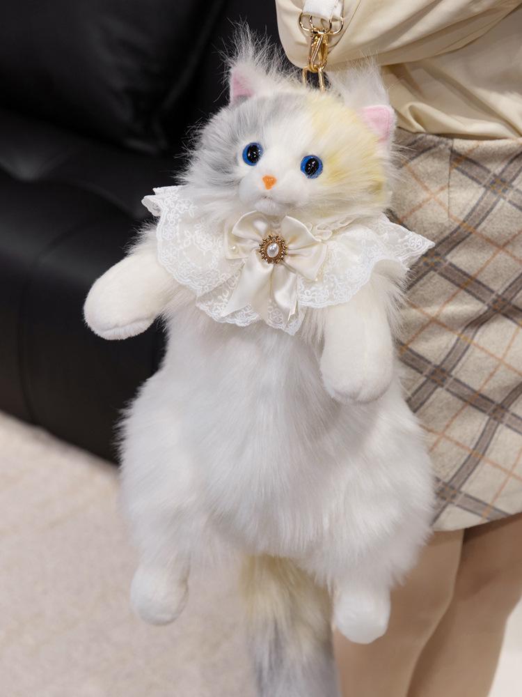 Ragdoll Cat Plush Toy Backpack – Doll Plush Friend Birthday Gift