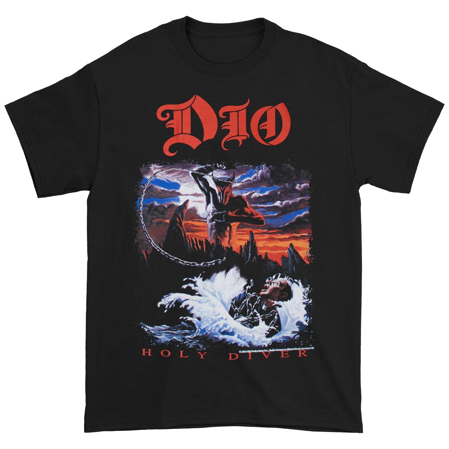 Men s Dio Holy Diver T-shirt Small Black S
