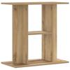 vidaXL Aquariumständer Artisan-Eiche 60x30x60 cm Holzwerkstoff