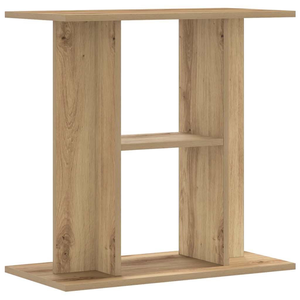vidaXL Aquariumständer Artisan-Eiche 60x30x60 cm Holzwerkstoff