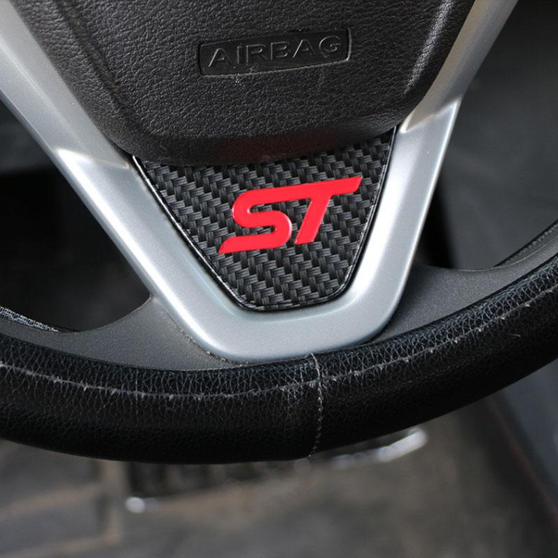 My Good Car Car Refit Accessories for Ford New Fiesta MK7 2009-2017 Ecosport 2012-2017 Car Steering Wheel Covers Trim