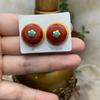 Retro Tibetan Earrings Ethnic Style Versatile Nepalese Niche Earrings Jewelry Stud Earrings Women