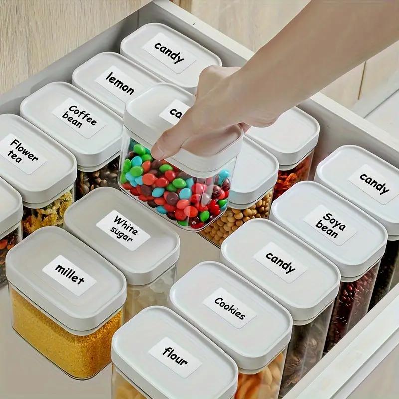 160PCS/Set Label Stickers, Easy To Tear Without Leaving Glue, Very Suitable for Office and Home Use Storage Organizador