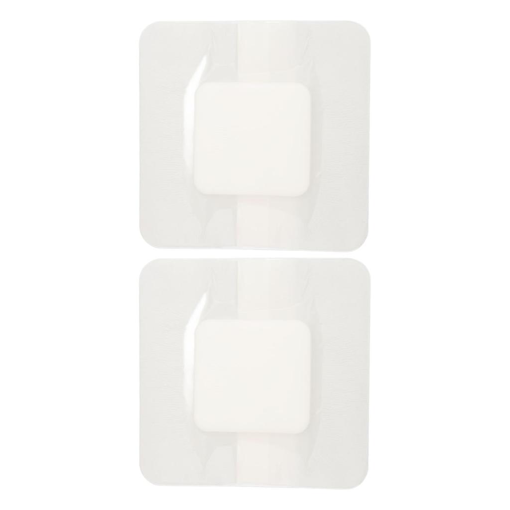 2 Stück 10x10cm Schaumstoff-Wundauflage mit Kleberand Wundverband Verband Randierte Klebende Schaumstoff-Wundauflage für die Wundpflege