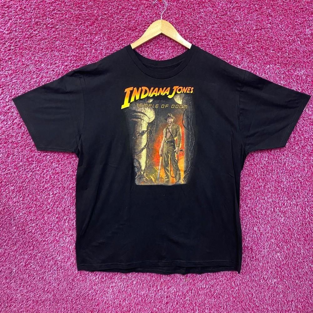 Indiana Jones Temple Of Doom 1980#039;s Movie TShirt 2XL Unisex T-Shirt XXL
