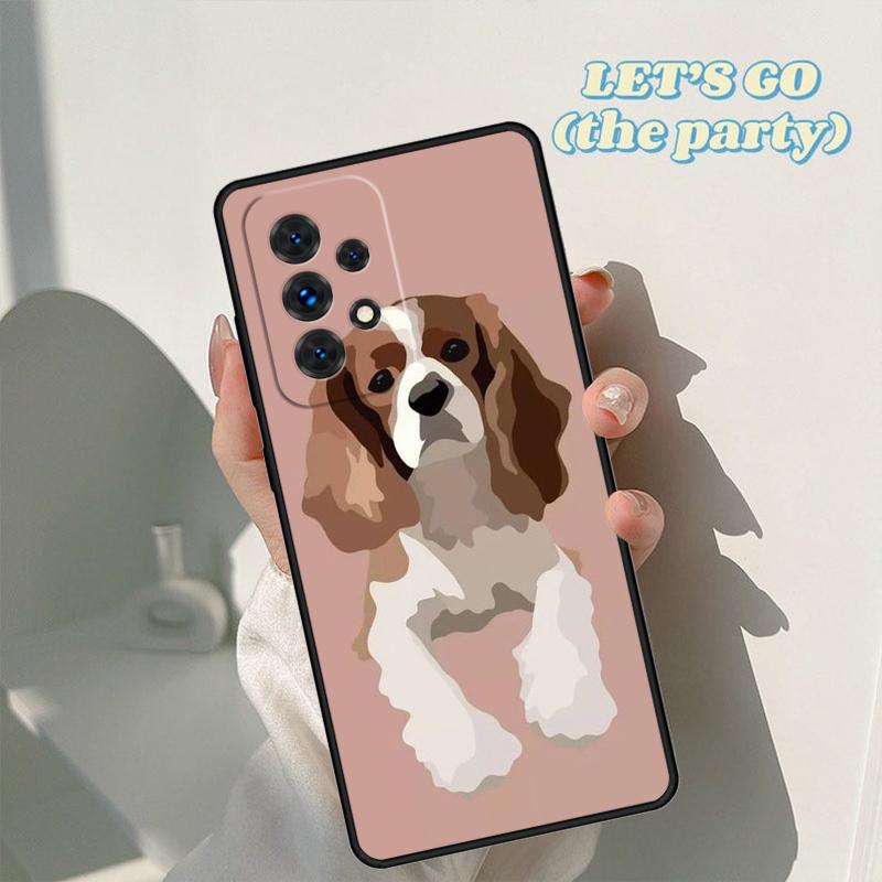 Cavalier King Charles Spaniel Phone Case For Samsung A42 A31 A40 A51 A71 A32 A80 A91 A52 A72 A73 A20e A21S A50 A70 A11 A12 Cover