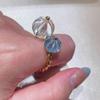 Trendy Fashion Pumpkin Open Rings For Women Dopamine Exquisite Design Daily Commuting Versatile Hand Decorations Jewelry