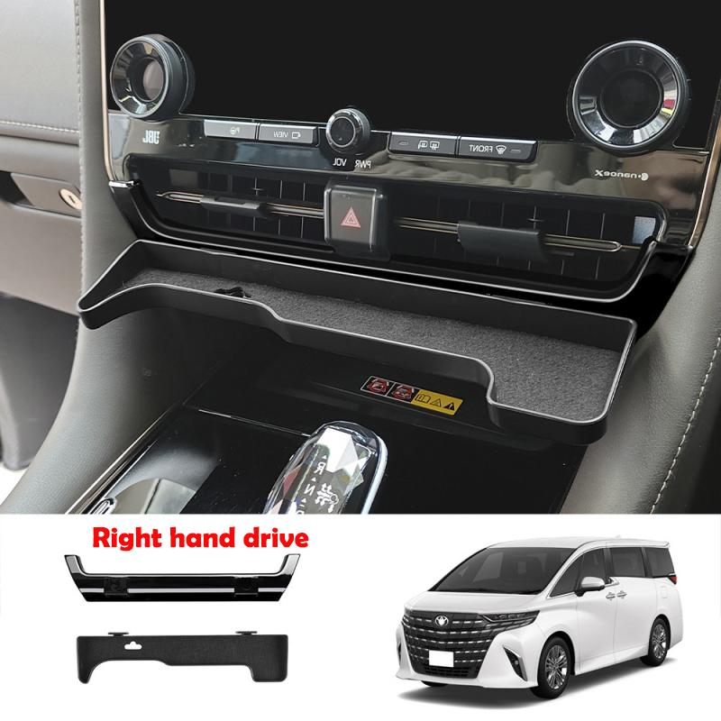 LHD RHD For Toyota Alphard Vellfire 40 Series  2024 ABS Central control air outlet tray pallet  card box phone holder  cover