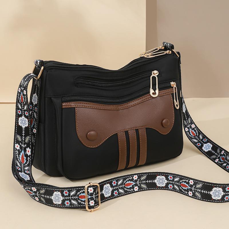 New Women's Messenger Bag In the Fashionable Women's Bag Temperament Versatile Soft Leather Large Capacity Multi-layer Shoulder