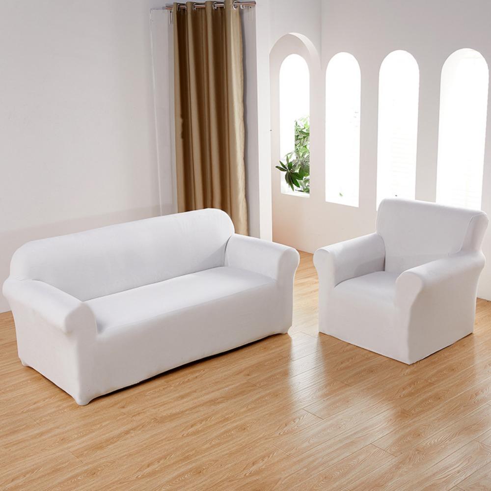 Velvet Sofa Cover Stretch Full Protection Dustproof Elastic Sofa Protector