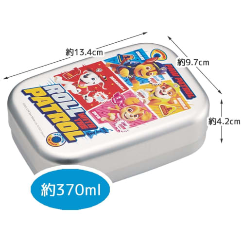Skater Bento Box 370ml Paw Patrol 24 Aluminum Insulation Compatible for Children Lunch Belt Included Made in Japan ALB5NV-A