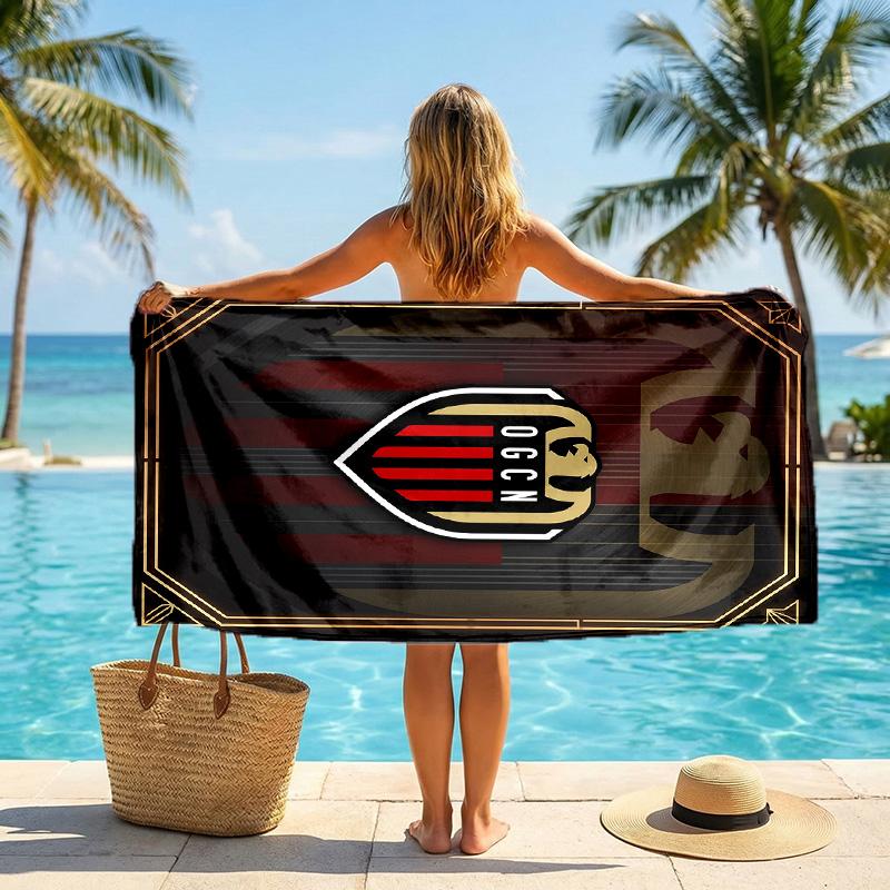 OGC Nice FC print Quick Dry Beach Towel Microfiber Absorbent Portable Travel Swimming Towel