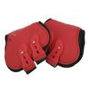 Horse Tendon Boots Set Safe Soft Wear Resistant PU Shell Tendon Guard Boots for HorsesRed Hind Legs