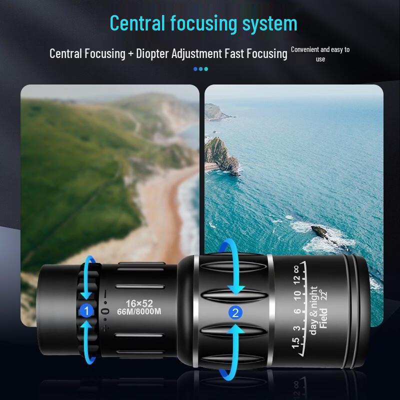 OIMG 16x52 High Power Monocular Telescope