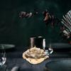 Flower Shaped Rose Holder Ceramic Material Sturdy Elegant Cup for Home Bar Restaurant Wedding Table Decor Romantic