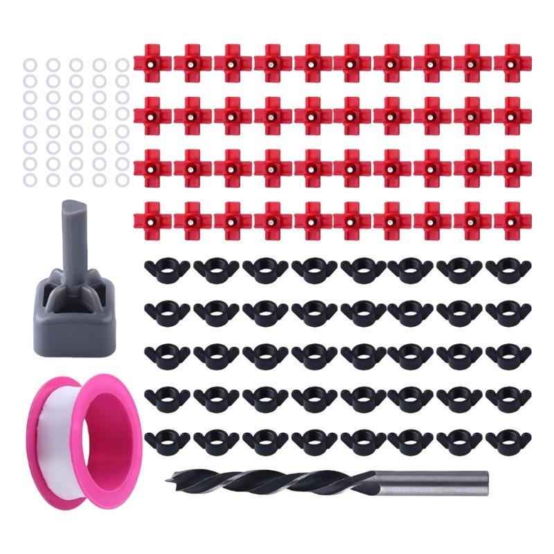 ABS Plastic Chicken Waterer With Stainless Steel Nipple Automatic Poultry Drinker For Coops Cage Leakproof