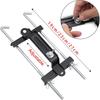 Universal Car Adjustable Battery Tray Bracket Storage Battery Holder Tray Mount Hold Down Clamp Bracket Kit For Auto Suv