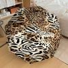 1 Stück Leopardenmuster TigerstreifenRegenschirm-8-Speichen verstärkt, Automatisches Öffnen, Leicht & Langlebig, Niedliches Modeaccessoire für Draußen-P120