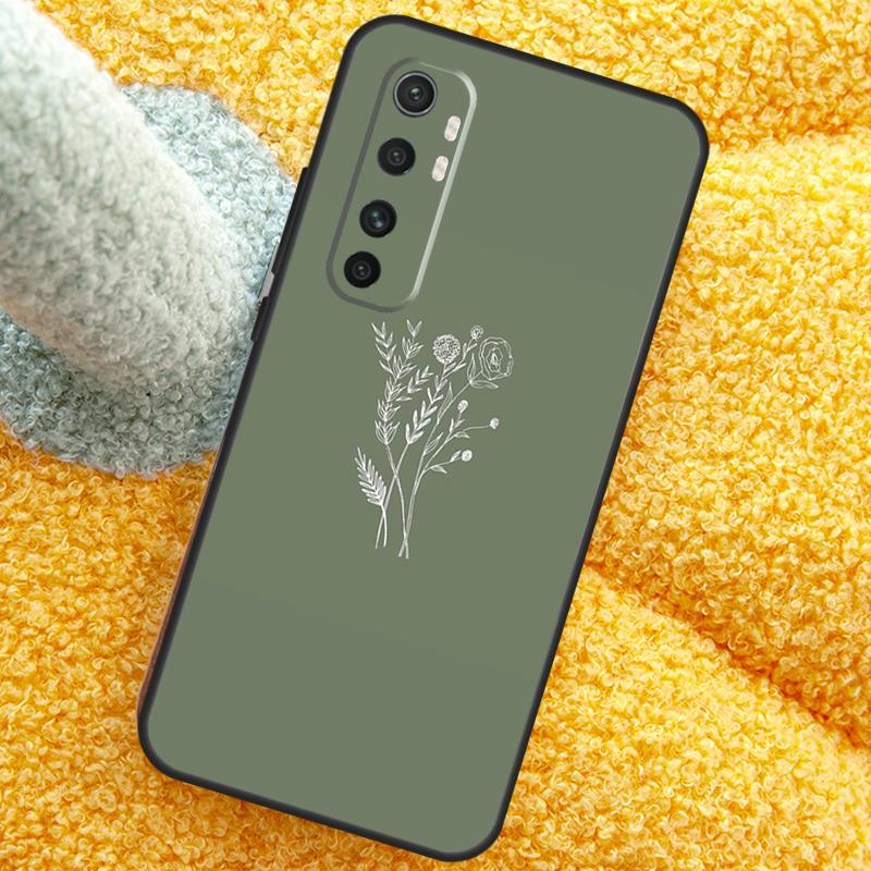 green aesthetic Case For POCO X3 X4 X5 F5 Pro M5s C40 F4 GT F3 Cover For Xiaomi 12T 11T Pro 12 13 Lite 12X