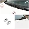 ABS Chrome Sprinkler Head Water Spray Nozzle Wiper Water-jet Cover Sticker for Ford Focus 2 MK2 3 MK3 2005-2018 2Pcs/Set