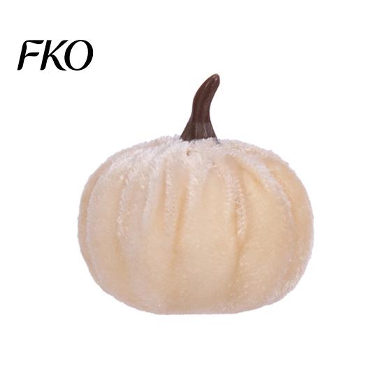 Halloween Seasonal Decorative Pumpkins Small Velvet Pumpkin Thanksgiving Table Centerpiece, Soft Reusable Party Decorations Stuffed for Fall