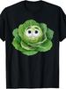 Cute Cabbage Team Halloween Costume Cabbage Lover Vegan Tee T-Shirt Plus Size Retro Casual Round Neck Printed T-Shirt Un
