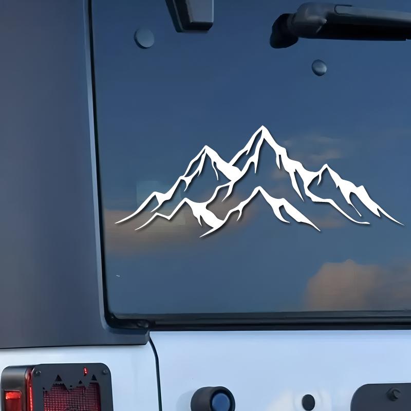 mountains criss-cross creative&funny stickers for cartoon fans&lover,high quality for car trucks motorcycles &laptops