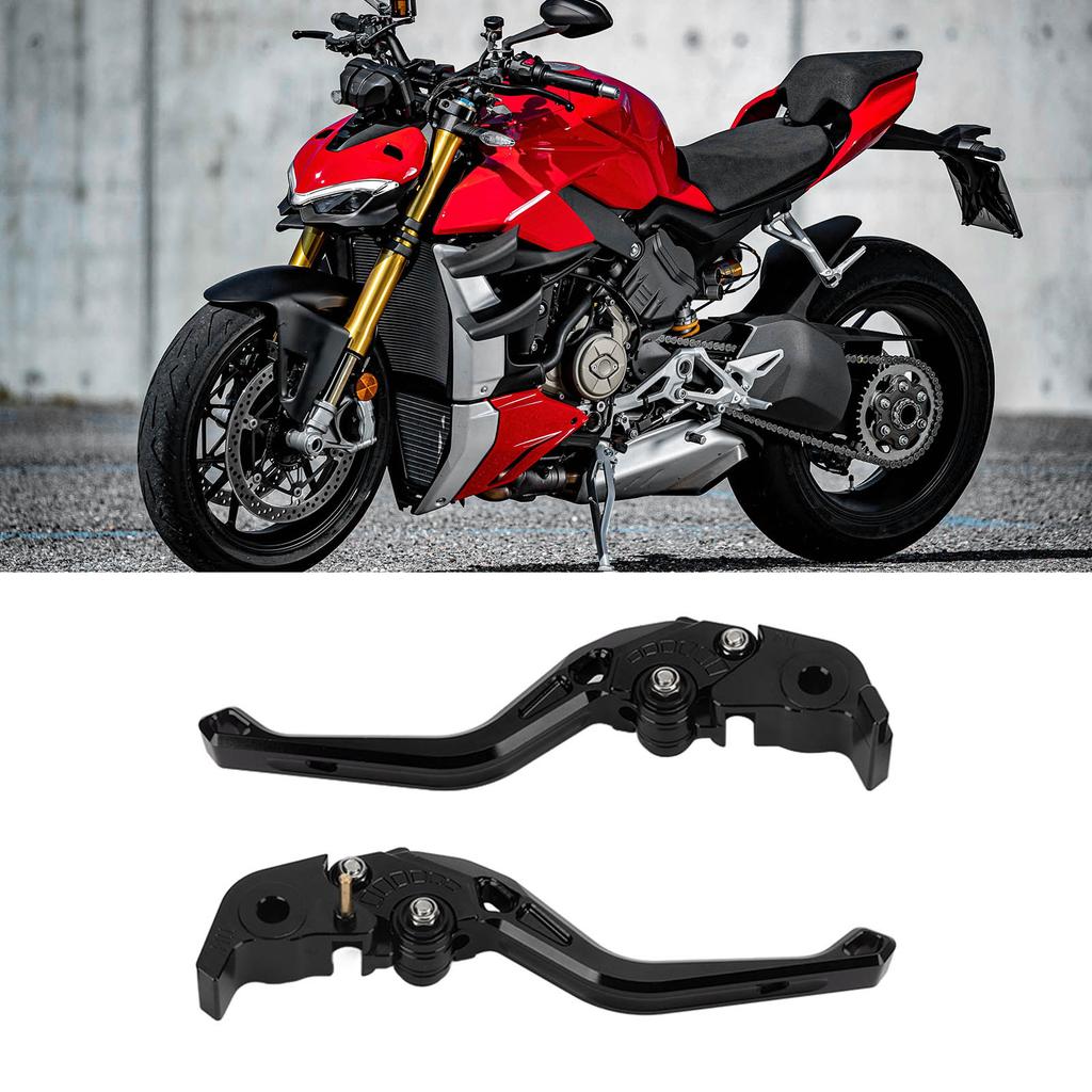 2pcs Brake Lever Set Extendable CNC Aluminum Alloy Replacement for Panigale