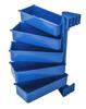 Set Of 5-Element Swivel Shelves Blue - 5-Element Wings Ni