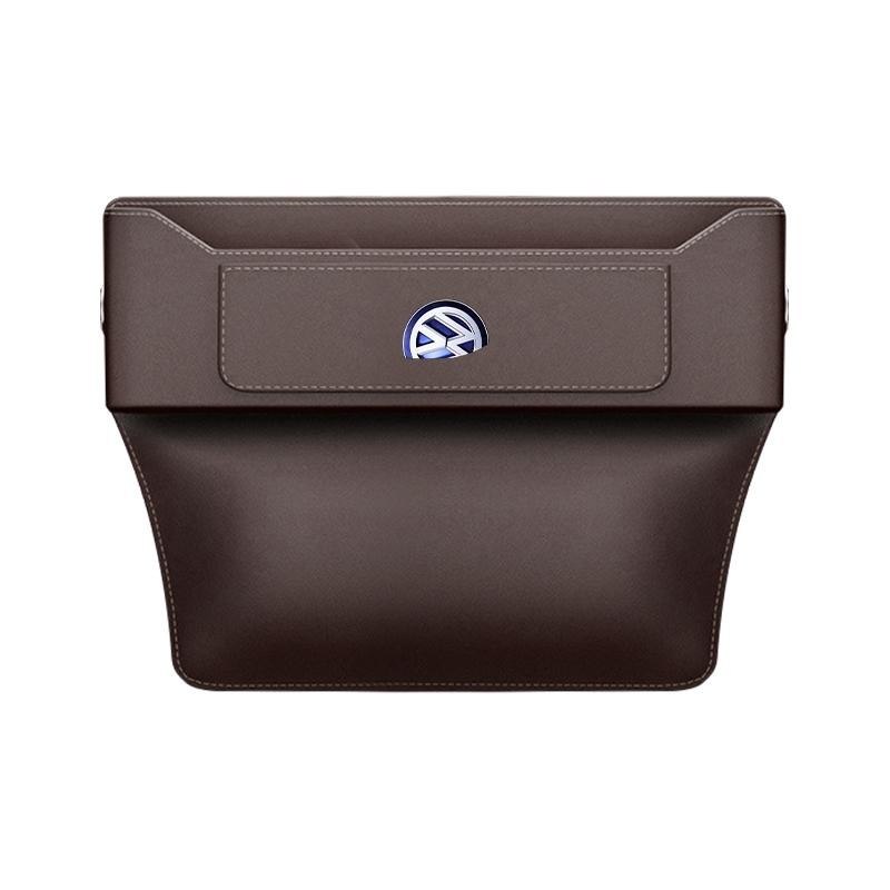 Car Seat Gap Organizer Leather Storage Box Auto Interior Accessories For VW Volkswagen Golf Polo Passat Tiguan Touran Jetta GTI