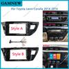 10 Inch Car Frame Fascia Adapter Android Radio Dash Fitting Panel Kit For Toyota Levin Corolla 2014-2016