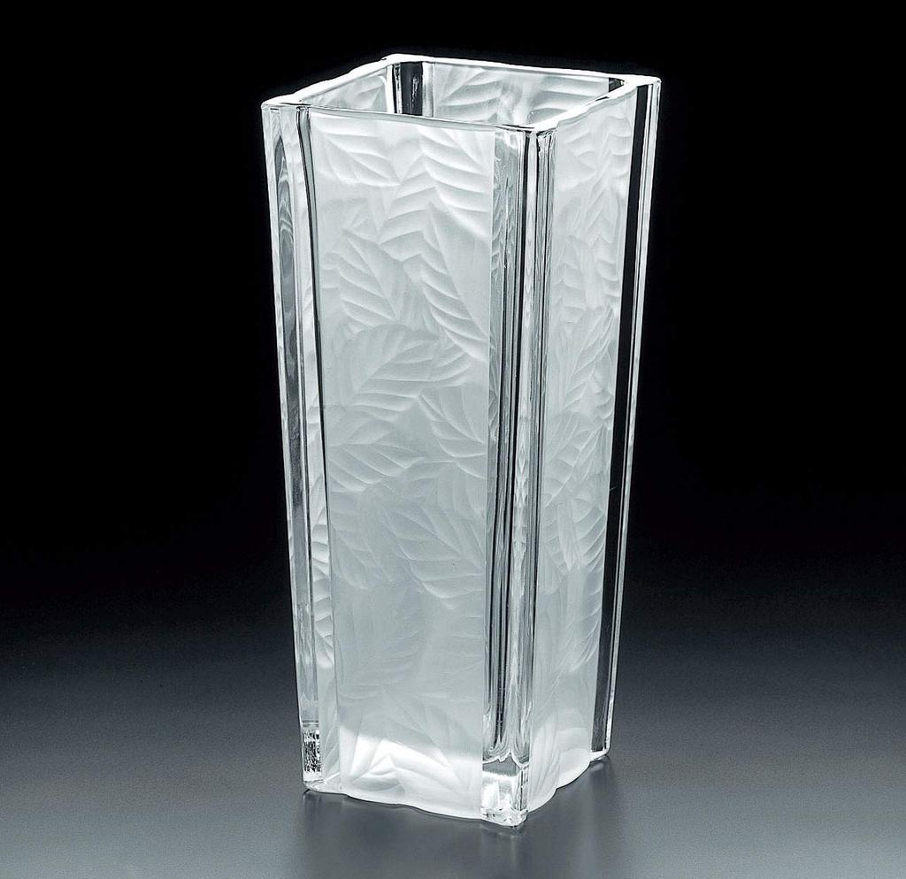 Toyo Sasaki Glass Flower Vase, Large, Garden Design, Approx. 13.5 X 29.9 X 13.5 Cm, Made In Japan, P-26417-1-JAN, Clear