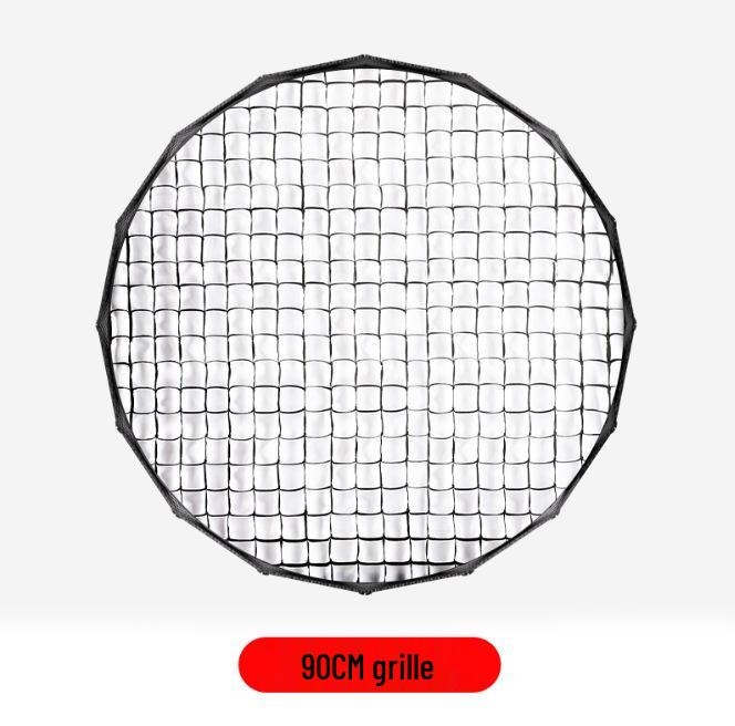 

Софтбокс с глубоким горлом 90 см с сотами для фотографии и прямых трансляций