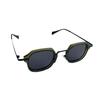 Japanese Retro Small Square Metal Polarized Sunglasses Trendy Men Street Punk Matte Driving Sunglasses Women