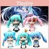 Miku 5pcs Hatsune Q Version Model Toy Cartoon Children Cake Decoration Baking
